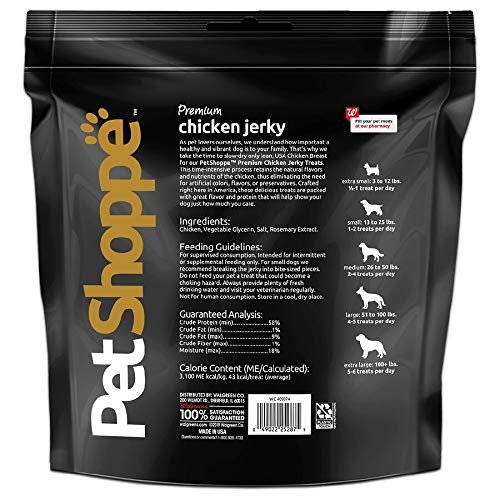 PetShoppe Premium Chicken Jerky Dog Treats (12 oz)