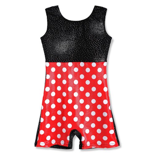 HOZIY Gymnastics Leotards for Girls 3t 4t Cheap Leotards Biketards for Gymnastics Shiny Unitards