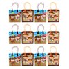 TINYMILLS Western Cowboy Cowgirl Themed Party Favor Bags Treat Bags, 12 Pack