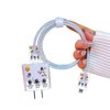 Cartoon Cable Protector for Apple 18W/20W USB-C Power Adapter Charger, Cute Astronauts Pattern, Clear Silicone Data Lightning Cable USB Wire Saver Charger Protective Case Fit for iPhone Charger
