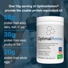 OptimalAmino Amino Acid Powder | 99% Utilized Essential Amino Acid (EAA) Supplement | Pre/Post Workout & Muscle Recovery | NSF for Sport Certified | Sour Green Apple Flavor