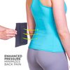 BraceAbility Neoprene Foam Pressure Pad Insert for Back Brace | Soft & Comfortable Lumbar Padding for Low & Mid Back Support and Targeted Pain Relief (One Size)