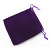 AEAOA 3.6x4.8 Inches Pack of 25 Purple Velvet Gift Bags Drawstring Jewelry Pouches Candy Bags Wedding Favors