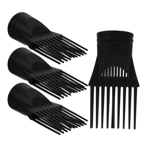 NOLITOY 4pcs Hair Dryer Comb, Universal Blow Dryer Comb Attachment Hair Styling Accessories for Barber Shop