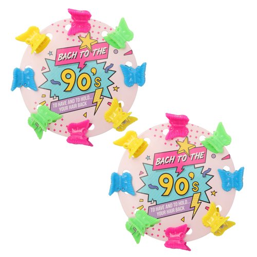 Bach to the 90s Bachelorette Party Favors (7 pack) 90s Bachelorette Party Neon Butterfly Clips I 90s Bachelorette Party Supplies