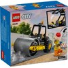 LEGO City Construction Steamroller Toy Playset, Fun Gift, Construction Toy Set for Kids Aged 5 Years Old Plus, Model Truck with a Worker Minifigure, Imaginative Play for Boys and Girls, 60401