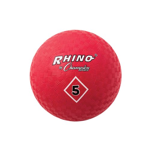 Champion Sports 5" Playground Ball, Red