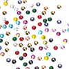 1800Pcs Hot Fix Glass Flatback Rhinestones HotFix Round Crystal Gems 5MM (12 Mixed Colors, 5mm SS20)