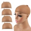 Orientfashion 10packs-20 pieces Brown Stocking Wig Caps Stretchy Nylon Wig Caps for Women,Nude (20pieces, Brown)