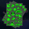 Crazy Night Luminous Space Tattoos for Kids -66 Styles, Space Themed Party Decorations,Glow Outer Space Party Supplies Favors,Astronaut Planets Rocket Ship Tattoos