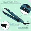 Zhehao Professional Hair Extensions Tool with Fusion Heat Iron Connector Wand, US Plug, 2 Bags Keratin Glue Granule Beads, C Head (Green)