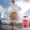 Bronson Antarctic Krill Oil 1000 mg with Omega-3s EPA, DHA, Astaxanthin and Phospholipids 120 Softgels