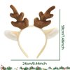 ZEYER Christmas Headband for Women Antlers Headband Brown Deer Ears Head Band Christmas Accessories Holiday Party Decorations Deer Costume for Women 1PCS