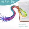 30Pcs MultiColorful Hair Wrap String For Braids, Rainbow Braiding Hair Tie, Gradient Color Hair Rope Band, Hair Elastics and Ties Girls Braids Hair Styling Accessories