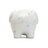 Child to Cherish Ceramic Elephant Piggy Bank for Boys, Blue Polka Dots