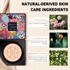 Mushroom Head Air Cushion CC Cream, Beauty Cream EXO TOO, Moisturizing, Long Lasting Matte Base Beauty Cream Makeup with Two Mushroom Head Sponges