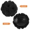 Beavorty Jaw Clip Bun Hair Hair Bun Chignon Hair Hair Donut Extension Black Wig Grip Bride Donut Chignon Chignon Clip Hair Bun Extension Synthetic Fiber Hair