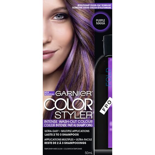 Garnier Hair Color Color Styler Intense Wash-Out Color, Purple Mania