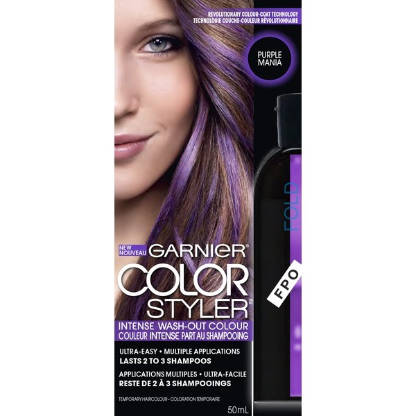 Garnier Hair Color Color Styler Intense Wash-Out Color, Purple Mania