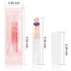 BINGBRUSH Crystal Flower Jelly Color Changing Lipstick,Long Lasting Lip Care Moisturizer Lip Balm Magic Color Change Lip Gloss Lip Tint Stain Matte Makeup Lipstick (06#Purple flower)