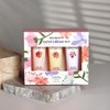 Hand Cream Gift Set for Dry Skin - Rose & Lotus & Cherry Blossom - Made in USA - 3 x 30 ml / 1.01 Fl Oz - Shea Butter, Natural Oils, Vitamin E Cream for Women - Travel Size / Carry On Bag