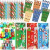 Christmas School Stationery Party Favors 28 Pack with Christmas Pencils Rulers Erasers Stickers Christmas Goodie Bags for Kids, Christmas Classroom Gifts Students Bulk Prizes Reward Holiday Gifts