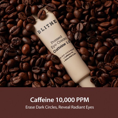 BLITHE Caffeine Eye Serum for Dark Circles and Puffiness, Plant-Based Retinol, Bakuchiol, Niacinamide, Sodium Ascorbyl Phosphate 0.67 Fl Oz