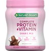 Nature's Bounty Complete Protein & Vitamin Shake Mix with Collagen & Fiber, Contains Vitamin C for Immune Health, Decadent Chocolate Flavored, 1 lb