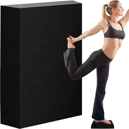 Balance Board Small Exercise Balance Pads, Non-Slip Foam Yoga Pad Trainer for Physical Therapy, Strength Training, Stability Workout, Knee Ankle Exercise, Yoga Mat Thick Chair Cushions for Adults Kids