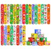MGparty 72pcs Christmas Slap Bracelets Party Favors Toys for Kids Xmas Party Favors Christmas Stocking Stuffers Gifts Birthday Gifts (Christmas)