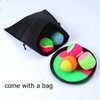 Aneco Toss and Catch Paddle Game Set Disc Paddles and Toss Ball Sport Game Outdoor Yard Games Summer Beach Toys Fun Birthday Gifts, 6 Paddles and 6 Balls