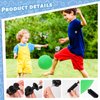LovesTown Inflatable Playground Ball, 8.5 Inch Dodgeballs Green Kickballs with Air Pump, Jumbo Handballs, for 4 Square Ball Games, Indoor & Outdoor Sports Toys, Birthday Favors, Party Decorations
