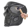 OQUQO Skull Face Mask Full Face, Motorcycle Mask, Motocross Mask, Airsoft Mask, Tactical Mask for Men Women