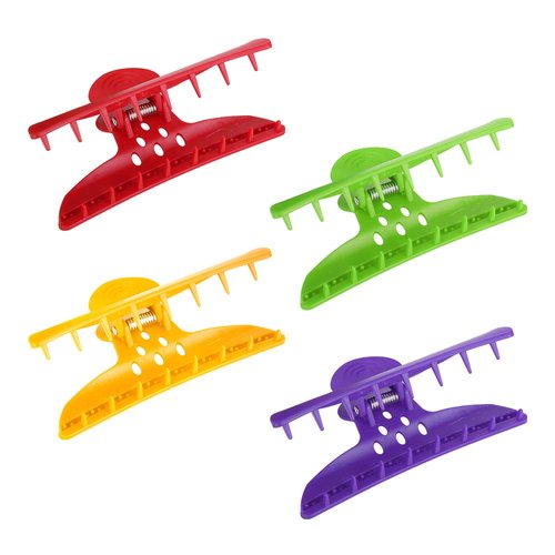 4 Pack Hair Clips for Styling Sectioning Butterfly Hair Clips Clamps Claws for Hair Salon Pro Salon Hair Clips for Cutting, Styling, Sectioning, Coloring Hair styling Clips Hair Accessories for Women