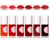 6 Colors Liquid Tint Stain, Korean Lip Gloss Moisturizing Natural Mini Liquid Lipstick, Lip Stain Long Lasting Waterproof, Multi-Use Lip and Cheek Tint Stain