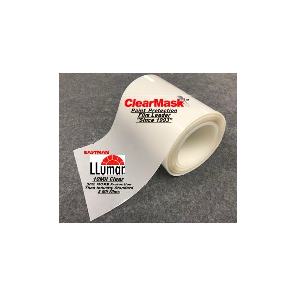 Llumar 10 Mil Clear Paint Protection Bulk Film Roll 4 inches X 60 inches