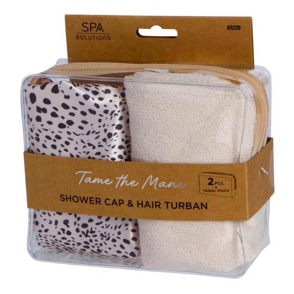 Tame The Mane Shower Cap & Hair Turban