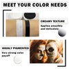 CAHIUYOA Black Face Body Paint Makeup,Professional Halloween Stage Cosplay Clown Sfx Makeup,Special Effects Makeup Body Paints for Adults And Kids