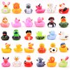 Rubber Duck Toy Assortment - Jeep Ducks for Ducking - Duckies for Kids - 10 Pcs Ducky Playset Bath Toys - Rubber Ducks for Beach Pool - Goody Bag Stuffers Classroom Prizes - Easter Gifts for Kids