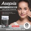 Asepxia Oil-Free Purifying Facial Sheet Mask with Activated Charcoal & Salicylic Acid, 10 Sheet Masks [PLS CONFIRM QTY]