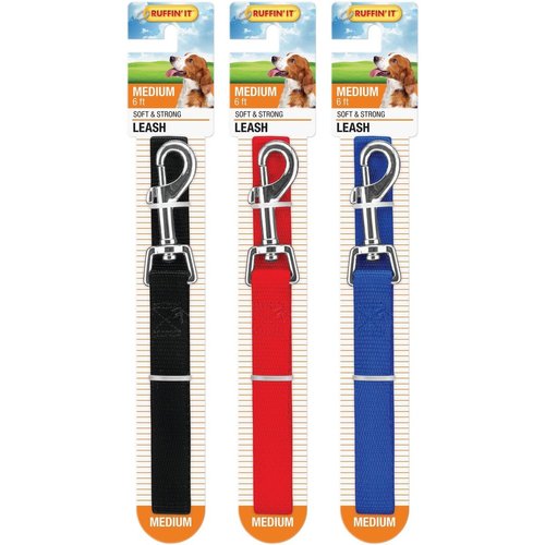 American Leather Specialties Nylon Leash Assorted, 3/4" x 6"