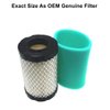 MOWFILL 796031 Air Filter Replace for BS 992376 590825 591334 594201 OEM Air Cleaner Cartridge with 797704 Pre Filter Fits Lawn Mower Air Cleaner Element