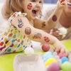CHARLENT Easter Temporary Tattoos for Kids Party Supplies - 74 Individually Sheets Easter Egg Bunny Tattoos for Boys Girls Party Favors Goodie Bag Fillers