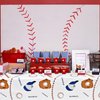 Lecferrarc 2 Pcs Baseball Tablecloth Baseball Plastic Table Cover 87 x 51 Inches Baseball Party Table Covers for Baseball Theme Birthday Party Decorations