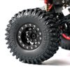 OGRC 1.0 Wheels Deep Dish Rims Negative Offset 7mm Wheels with New Compound 1.0 Tires for Axial SCX24 Gladiator Bronco C10 JLU Deadbolt RC Crawler Upgrades Parts (Black)