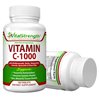 Vitamin C-1000 Complete Complex with Bioflavonoids, Rutin, Aceroia, Hesperidin, Quercetin and Rose Tips- 1000 Milligrams - Immune Support System Health - 100 Days Worth