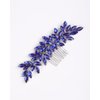 Rumtock Blue Crystal Hair Comb for Women Girls Wedding Bridal Hair Piece Handmade Jewelry Banquet Prom (Blue)