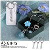 Teenitor Key Chain Rings Keychain Rings, 60pcs Key Ring Metal Keychain Split Key Rings Bulk, Keyring 25mm with 26mm Key Chains and 60pcs Open Jump Ring for Craft Key Ring