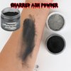 Bowitzki Halloween Makeup Special Effects Oil Face Body Paint Fake Blood Scar Wax Charred Ash Powder with Sponges Brush Halloween Party SFX Cosplay