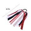 Baseball Hair Accessories Girls Softball Ribbon Pony Holder Streamer Hair Ties Elastic Band Glitter Bow Scrunchies Game Day Decor Accessories Back School Gift for Cheerleader Women Player